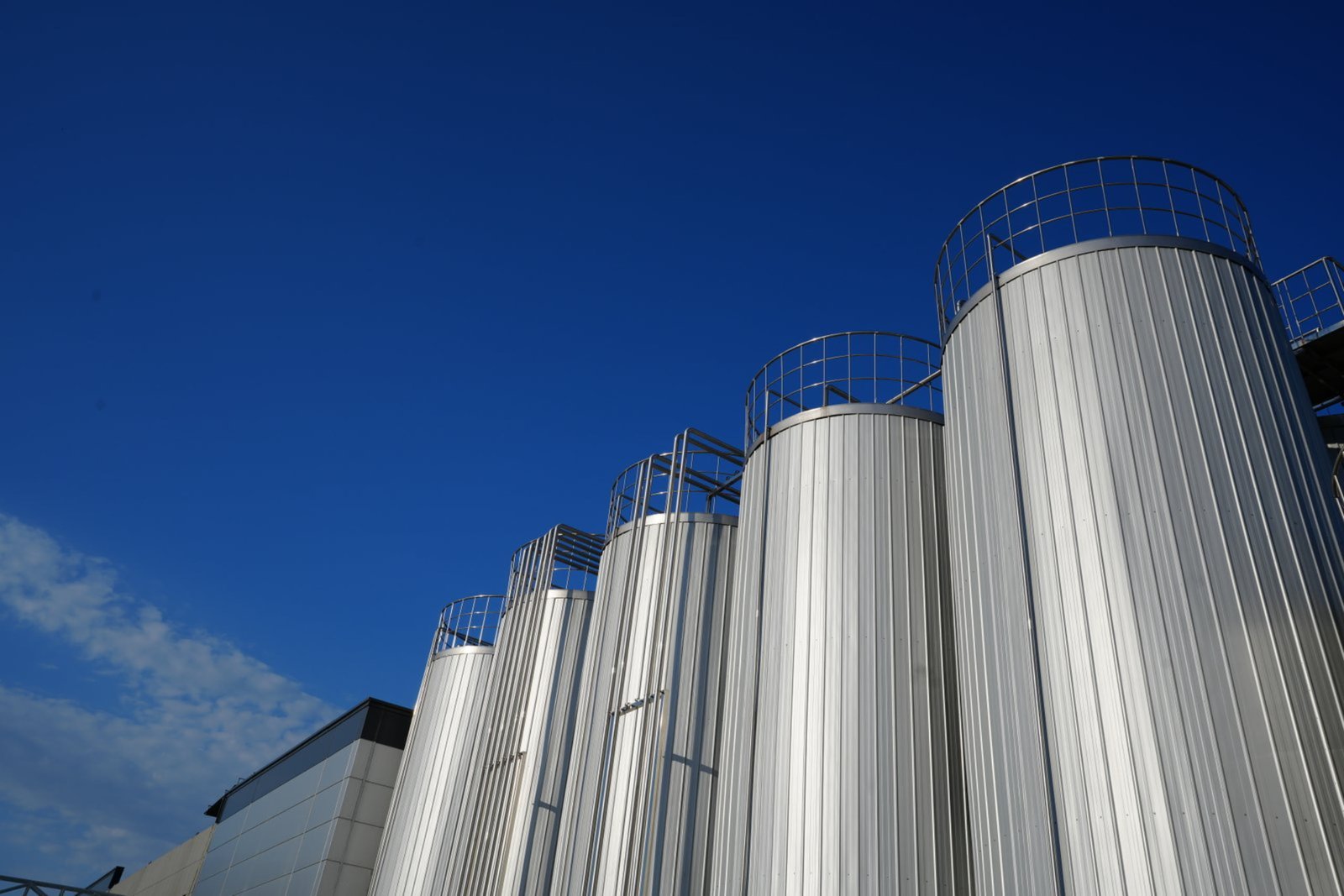 Industrial tank area background